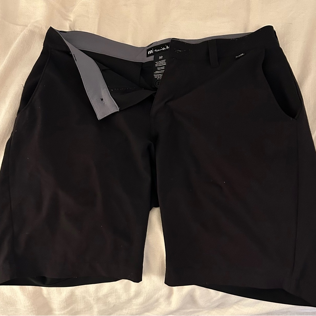 Travis Mathew Black Men's Golf Shorts
